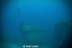 While on diving in the BVI's we visited these two wrecks ... by Rob Lysak 